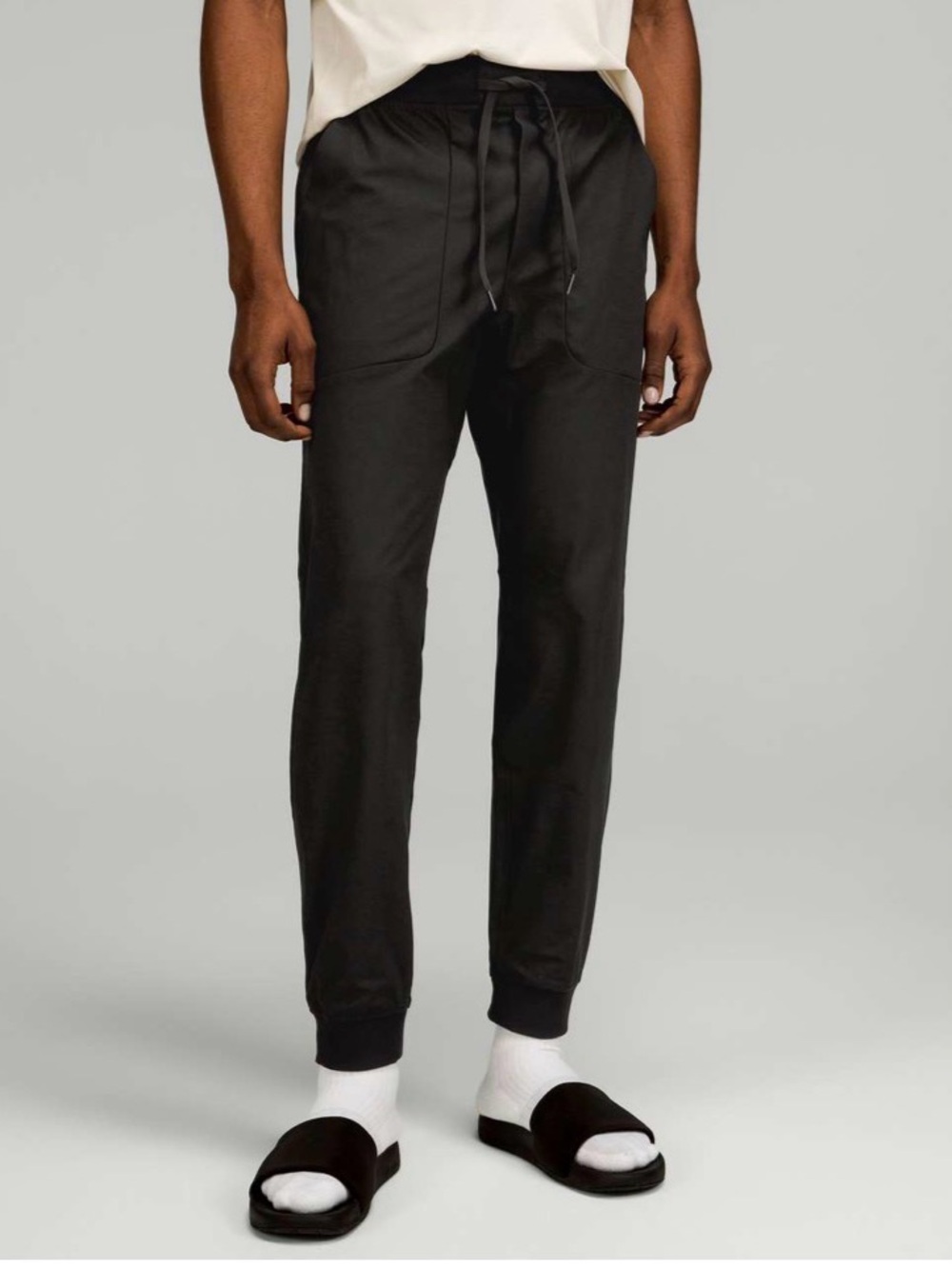 Lululemon ABC men’s Jogger Pants Warpstreme, black, size medium M